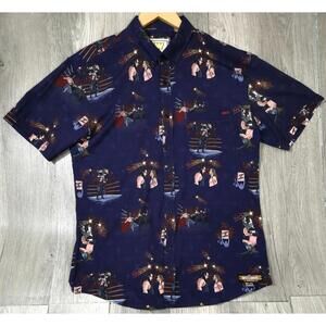 RSVLTS x WWE, Undertaker Vs Shawn Michaels Men's L Button Up #4